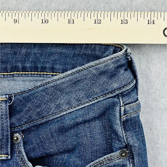 Calvin Klein Ankle Jeans Womens 4 High Rise Sandblast Wash Tapered Y2K Fit - Picture 4 of 13